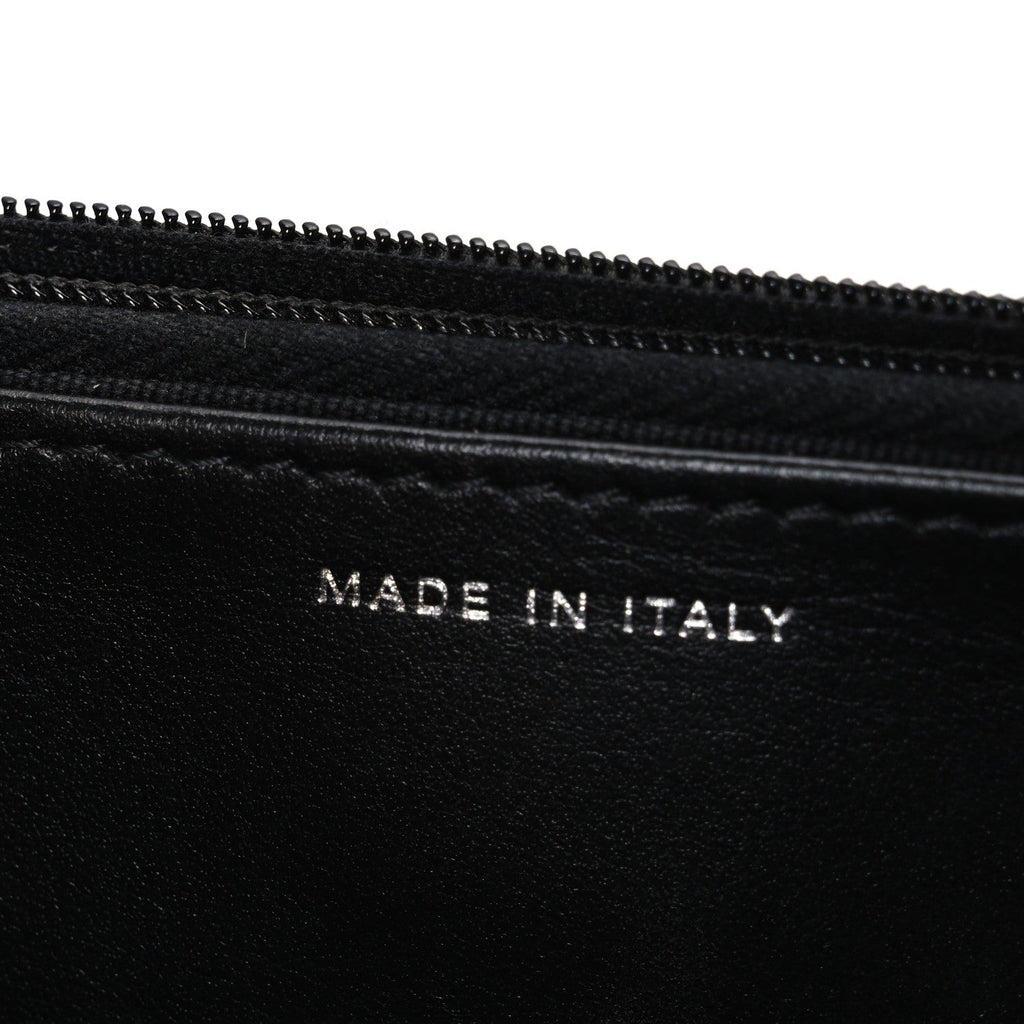 Caviar Quilted Boy Wallet On Chain WOC Black