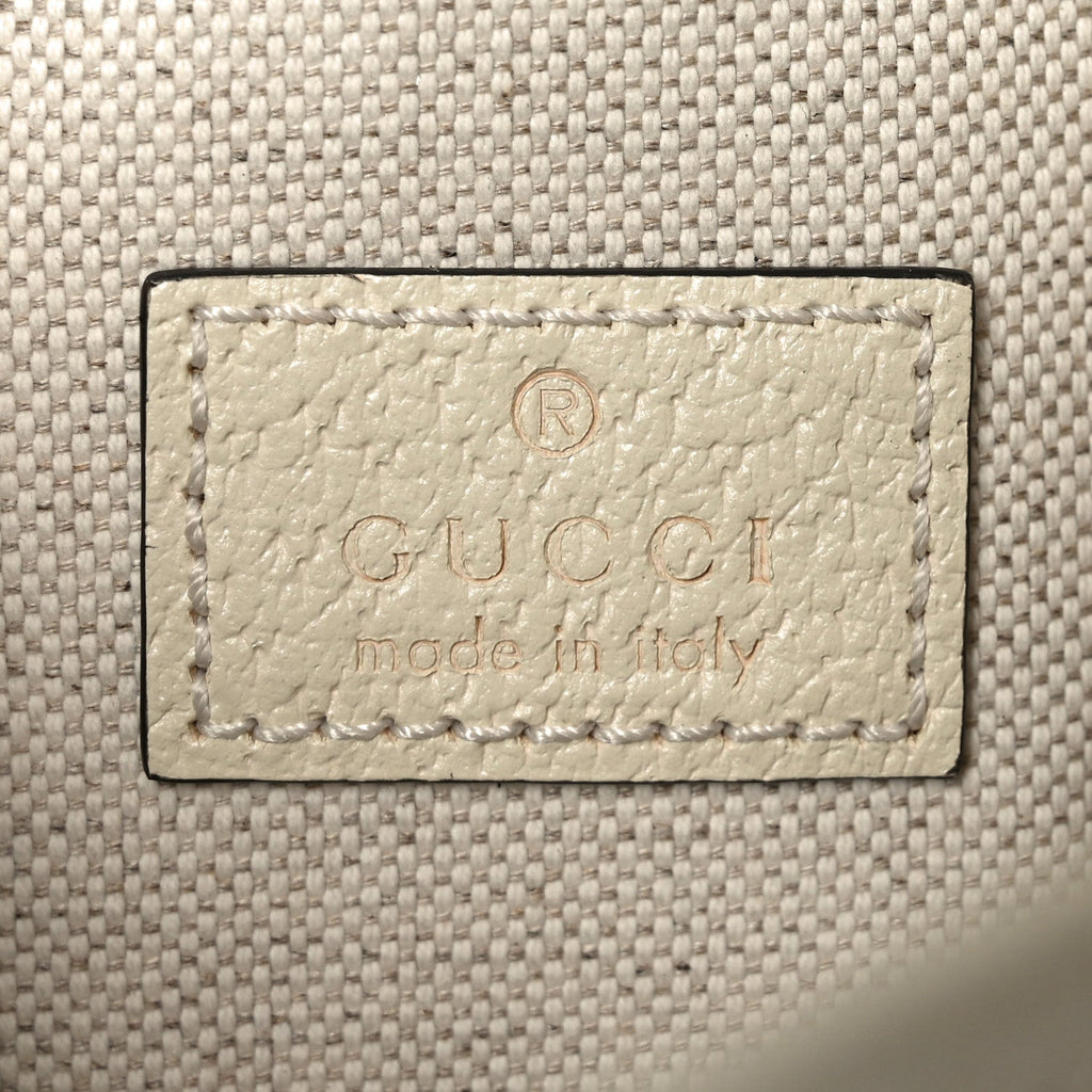 GG Supreme Monogram Web Small Ophidia Belt Bag 85 34 Beige Ebony White