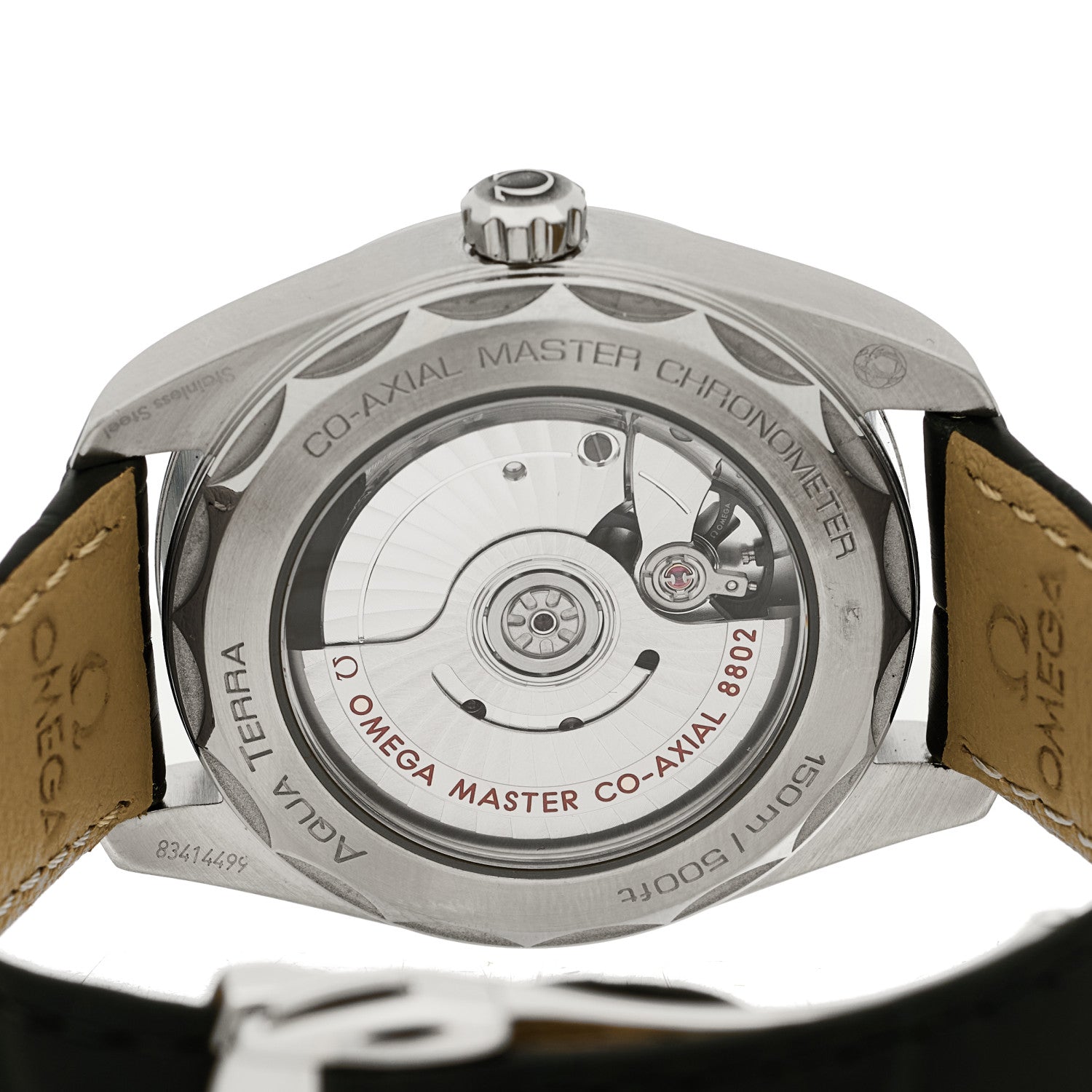 Stainless Steel Alligator Diamond 38mm Seamaster Aqua Terra Co-Axial Automatic Watch Green 220.13.38.20.60.001