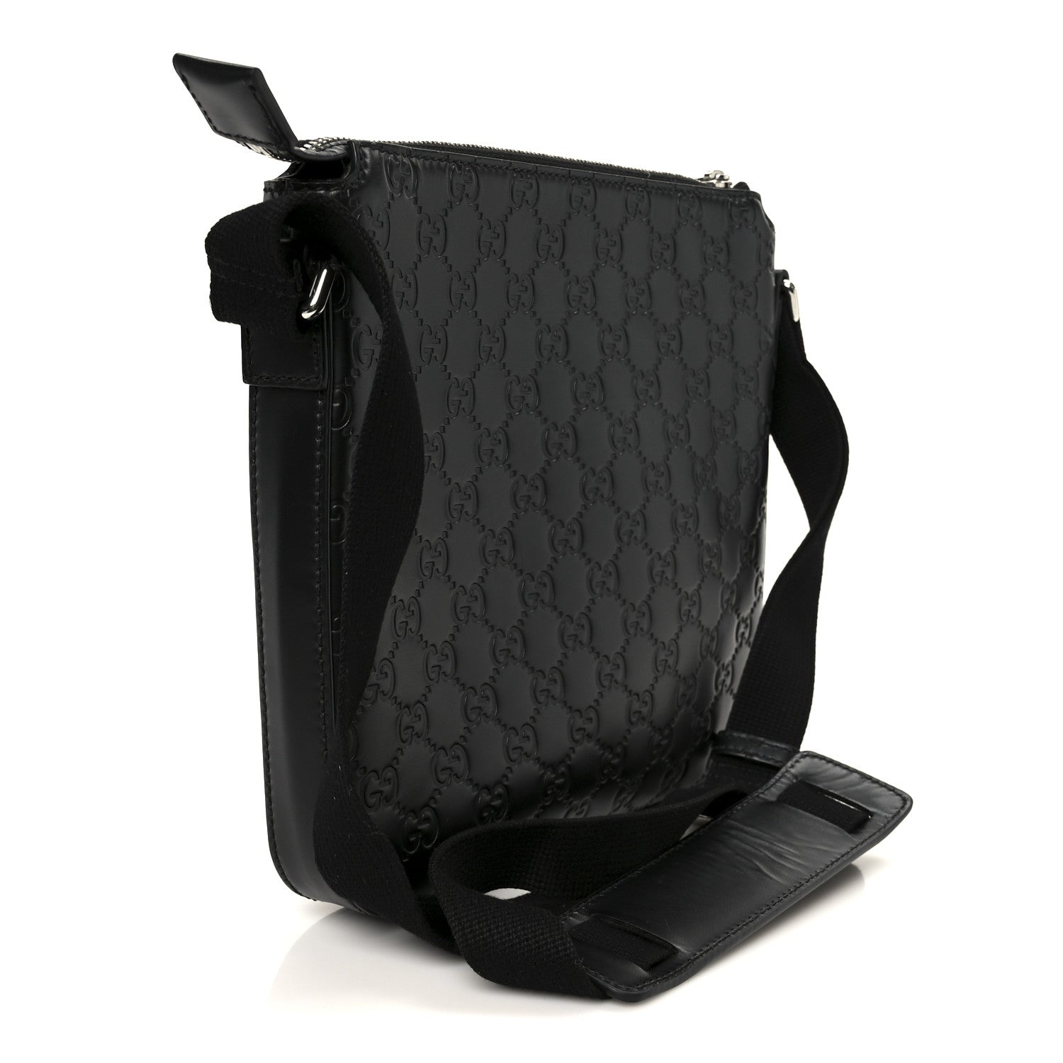Guccissima Signature Small Messenger Bag Black