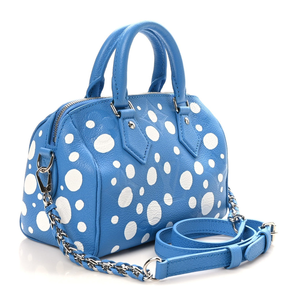 LV X YK Empreinte Speedy Bandouliere 20 Blue White