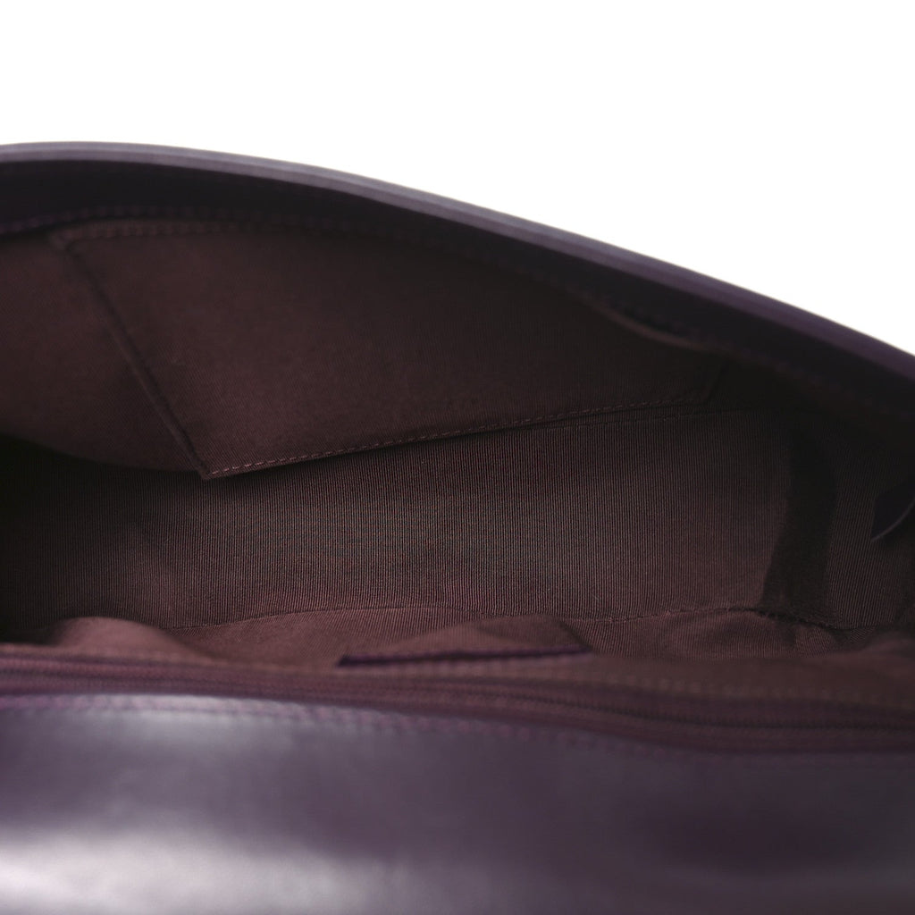 Lambskin Quilted New Medium Boy Flap Dark Purple