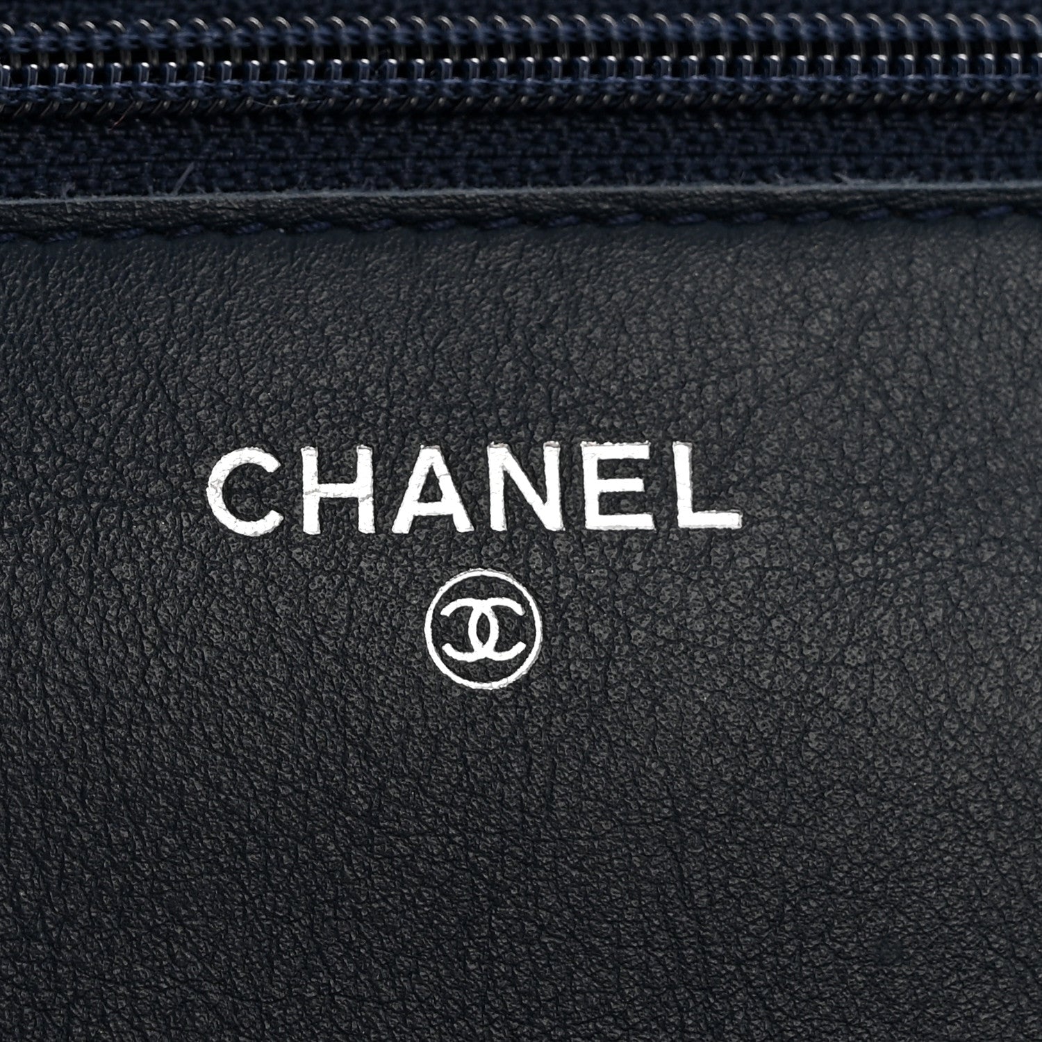 Caviar Timeless CC Wallet on Chain WOC Navy Blue