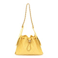 Caviar Quilted Small Chanel 25 Handbag Light Yellow