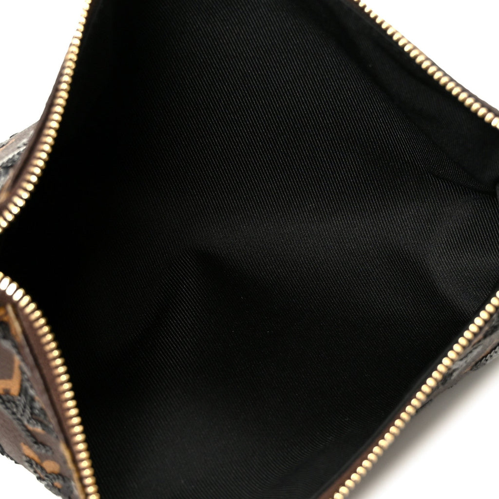 Monogram Sequins Pochette Accessories Black