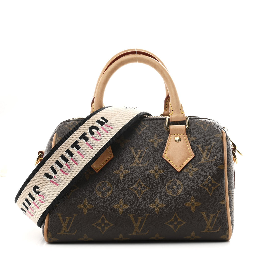 Monogram Speedy Bandouliere 20 Black