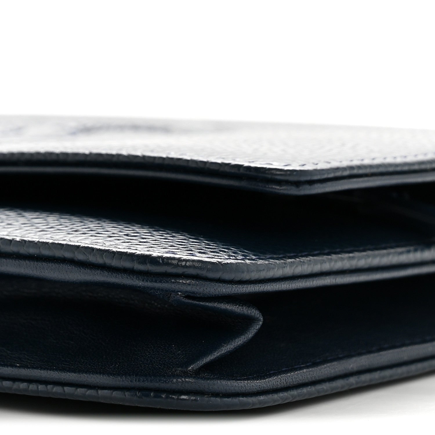 Caviar Timeless CC Wallet on Chain WOC Navy Blue