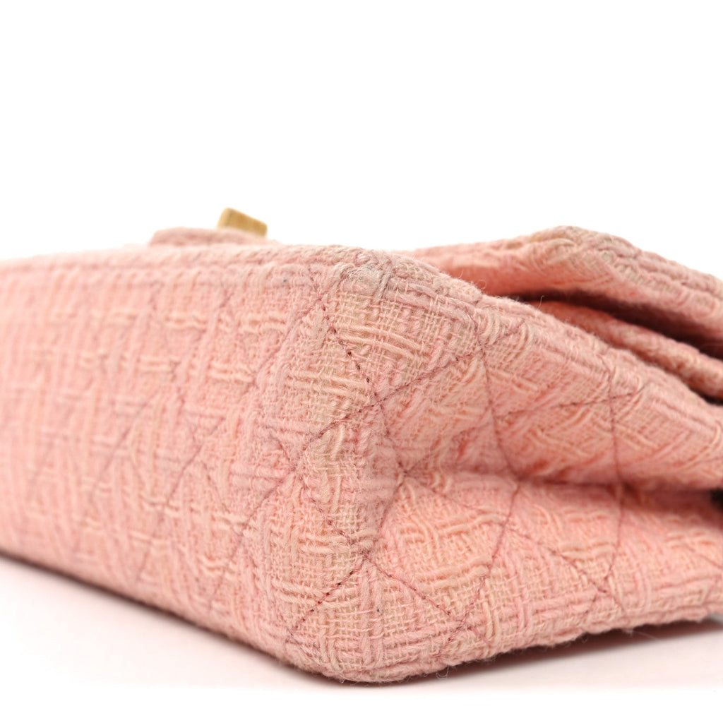 Wool Tweed Quilted 2.55 Reissue 225 Flap Light Pink