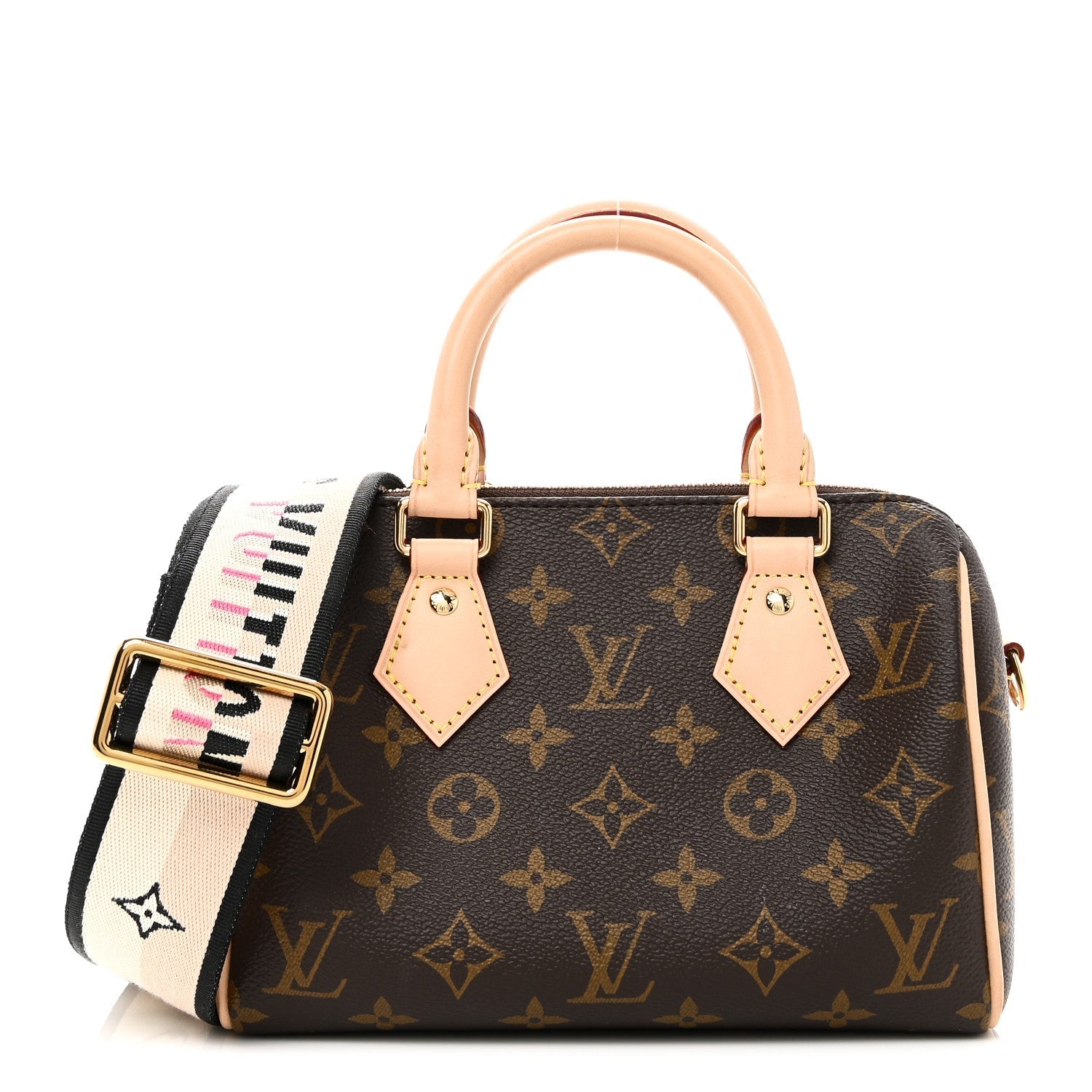 Monogram Speedy Bandouliere 20 Black