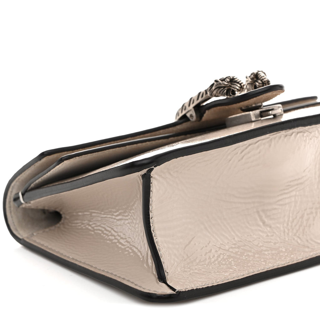 Crinkled Patent Mini Dionysus Shoulder Bag Sphinx