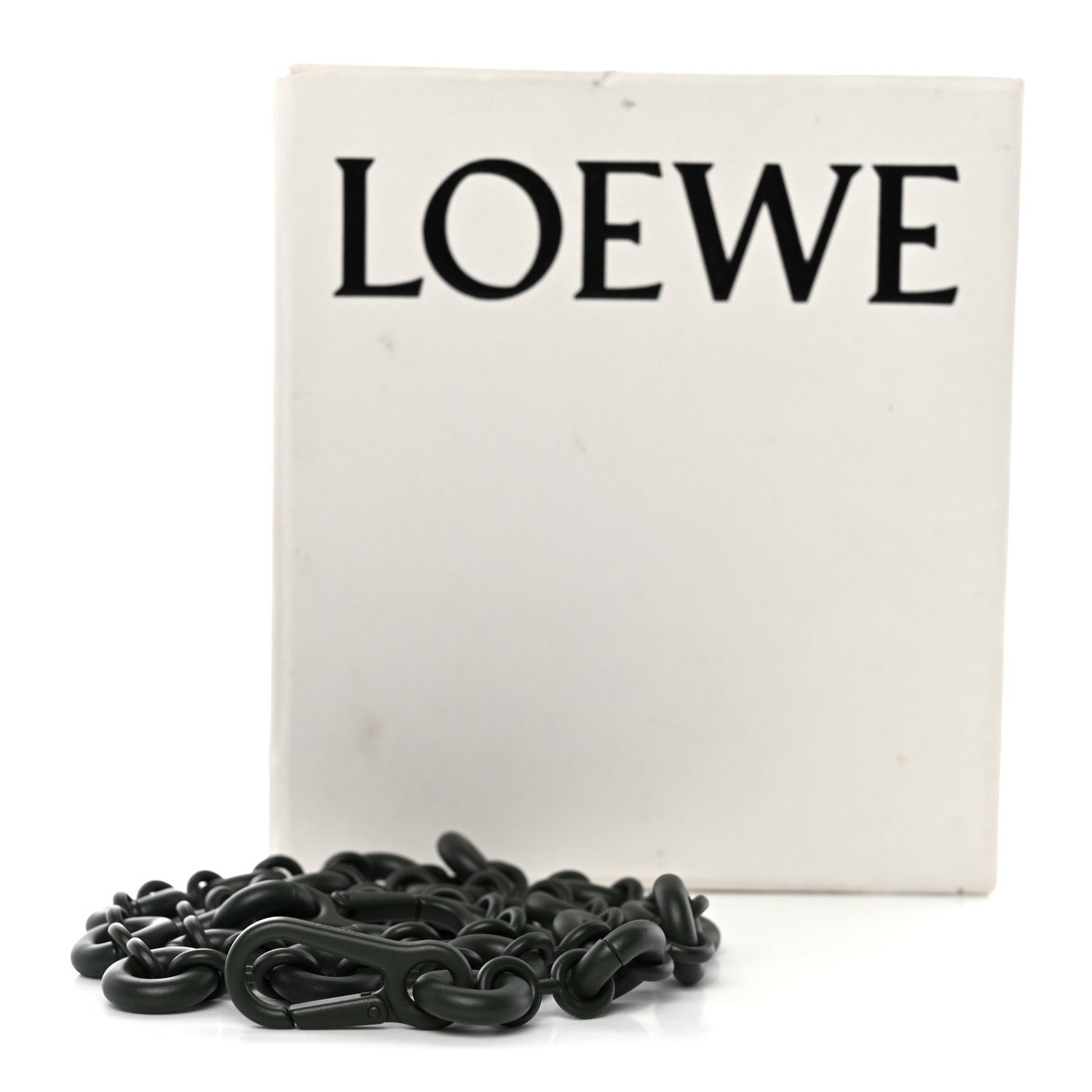 Brass Monochrome Donut Chain Shoulder Strap Olive Green