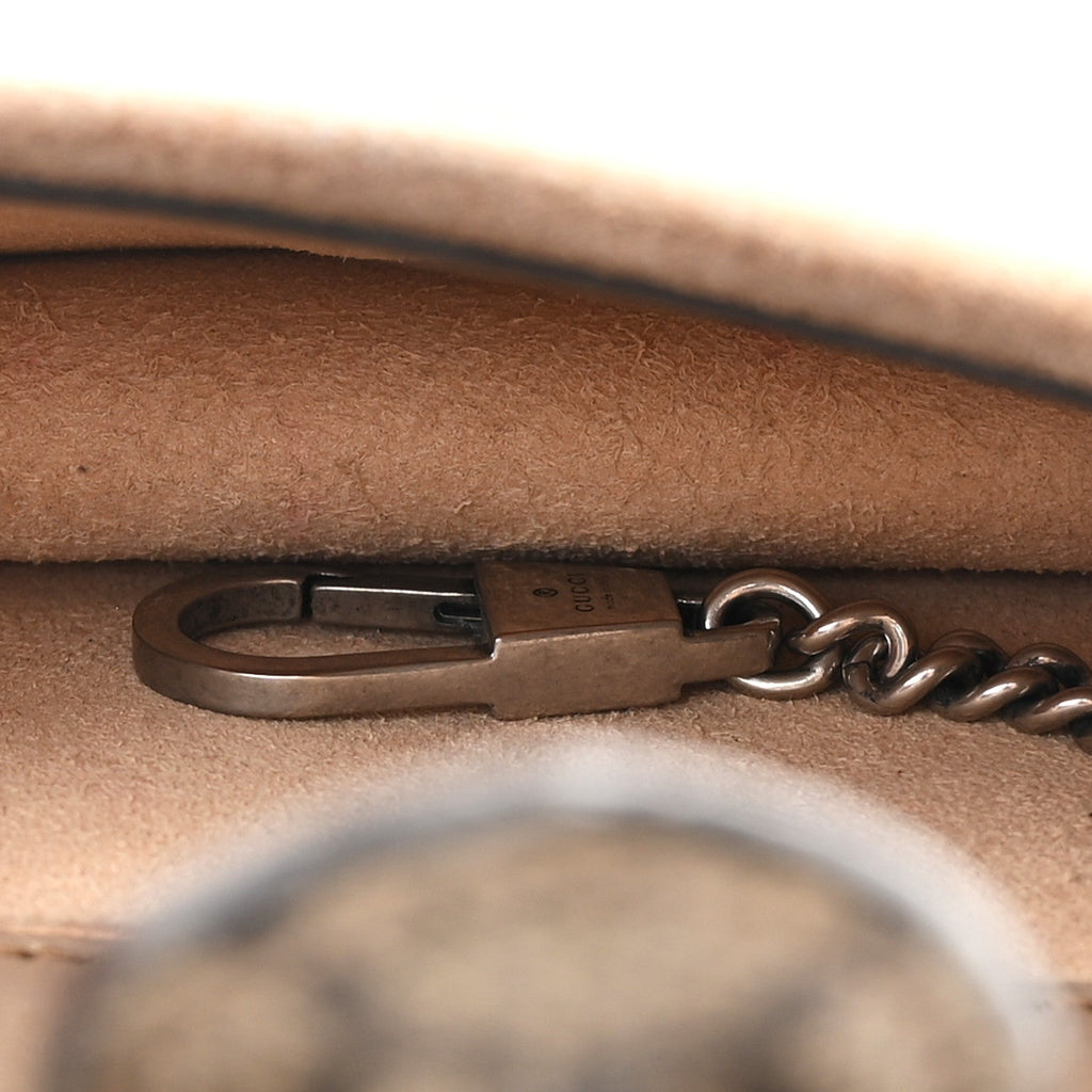 GG Supreme Monogram Super Mini Dionysus Shoulder Bag Taupe