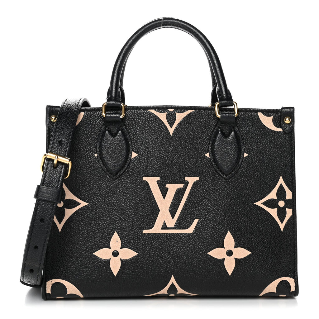 Empreinte Monogram Giant Onthego PM Black Beige