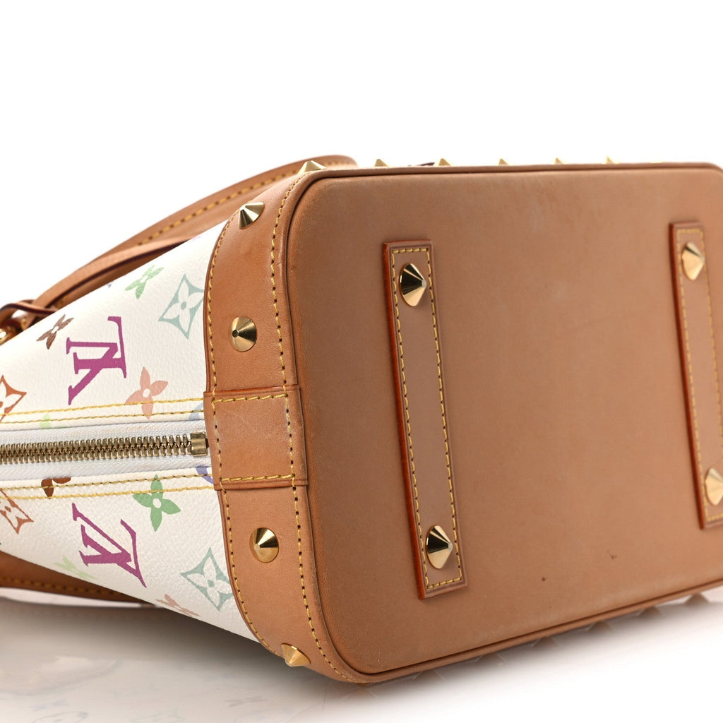 Monogram Multicolor Alma PM White