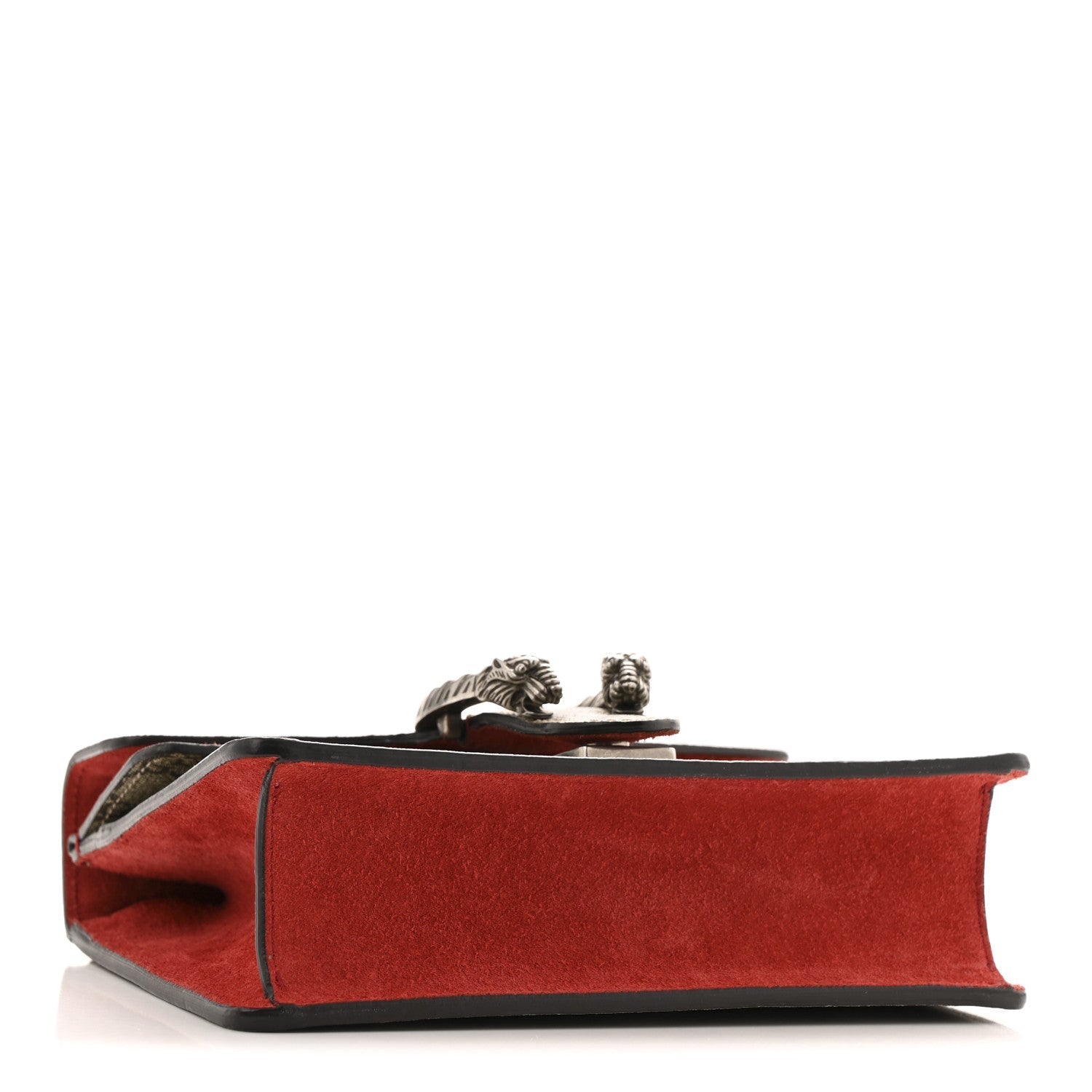 GG Supreme Monogram Mini Dionysus Shoulder Bag Hibiscus Red