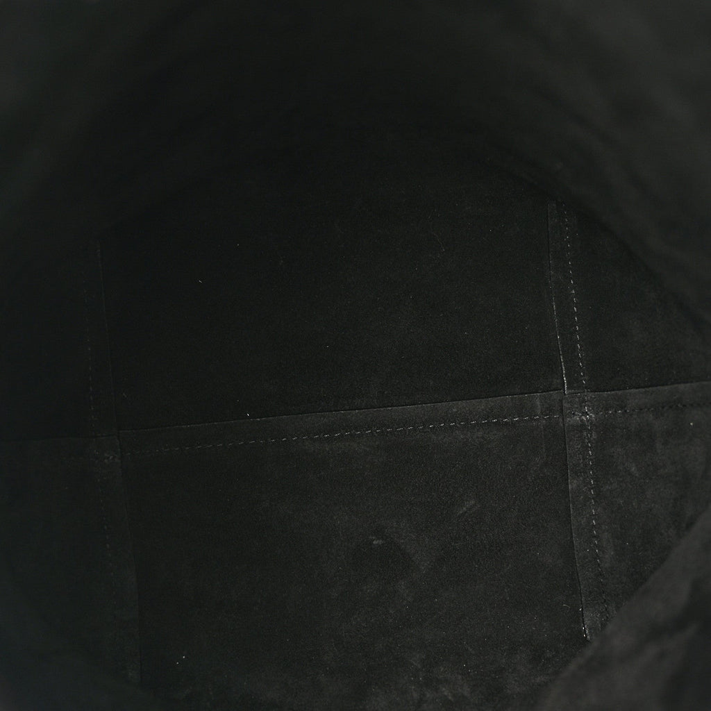 Grained Calfskin Medium N/S Park Tote Black