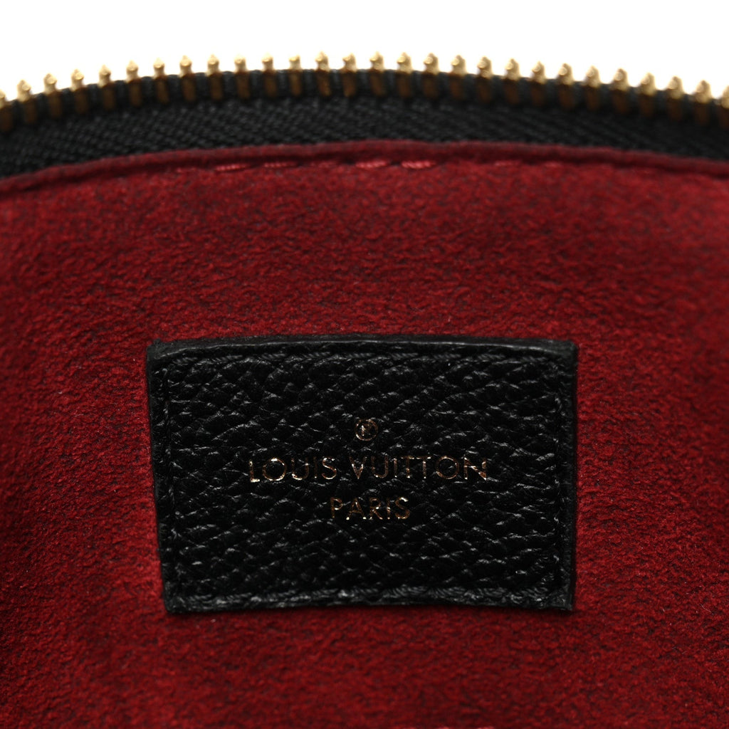 Empreinte Monogram Giant Speedy Bandouliere 25 Black Beige