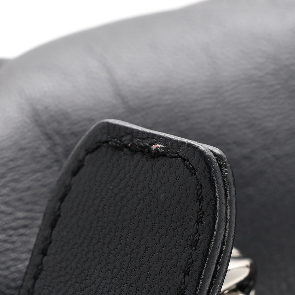 Goatskin Quilted Medium Chanel 19 Flap Navy Blue
