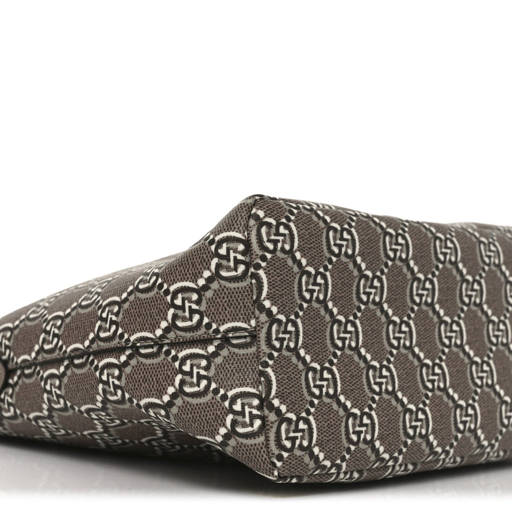 GG Shadow Monogram Super Mini Ophidia Shoulder Bag Taupe