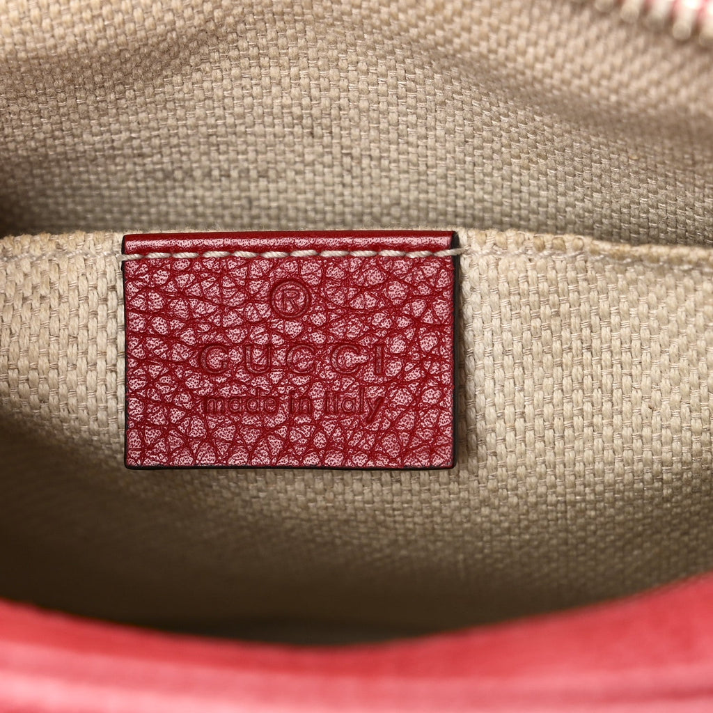Pebbled Calfskin Small Soho Disco Bag Tabasco Red