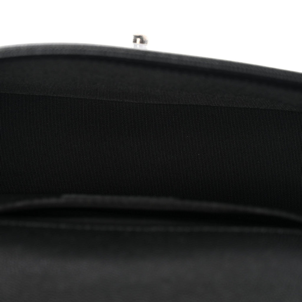 Caviar Quilted Medium Boy Flap Black
