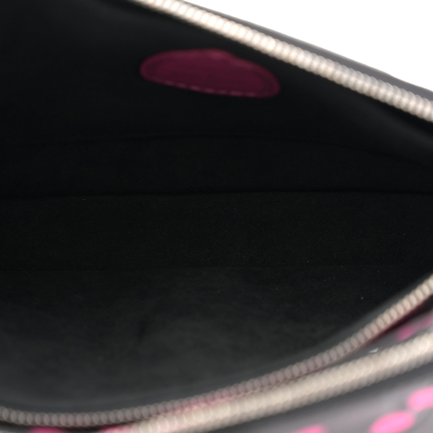 LV X YK Empreinte Multi Pochette Accessories Black Fuchsia