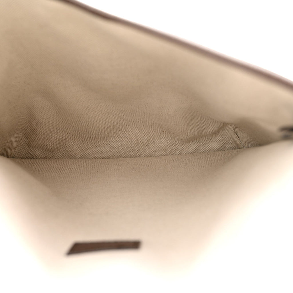 GG Supreme Monogram Web Medium Neo Vintage Flap Messenger Bag Beige New Acero
