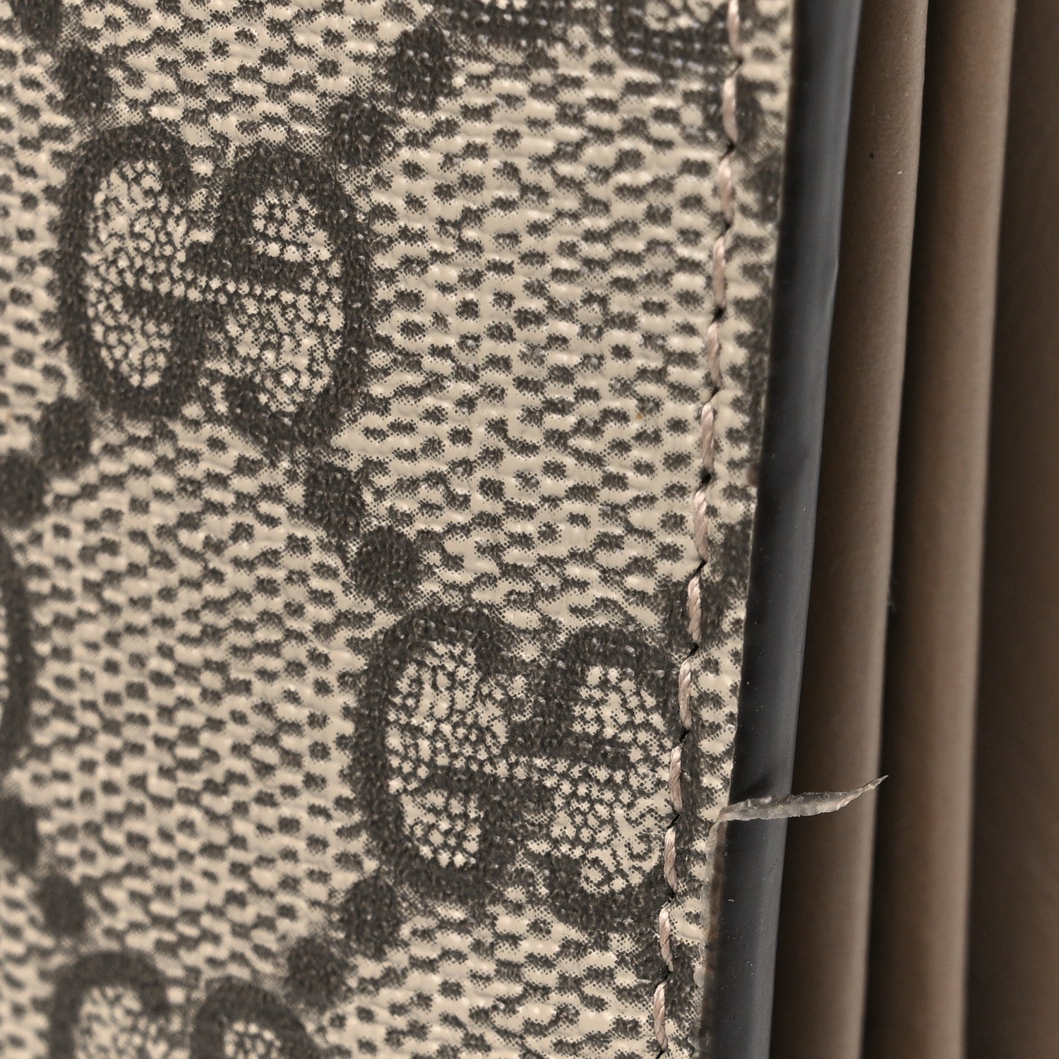 GG Supreme Monogram Mini Dionysus Chain Wallet Beige Taupe