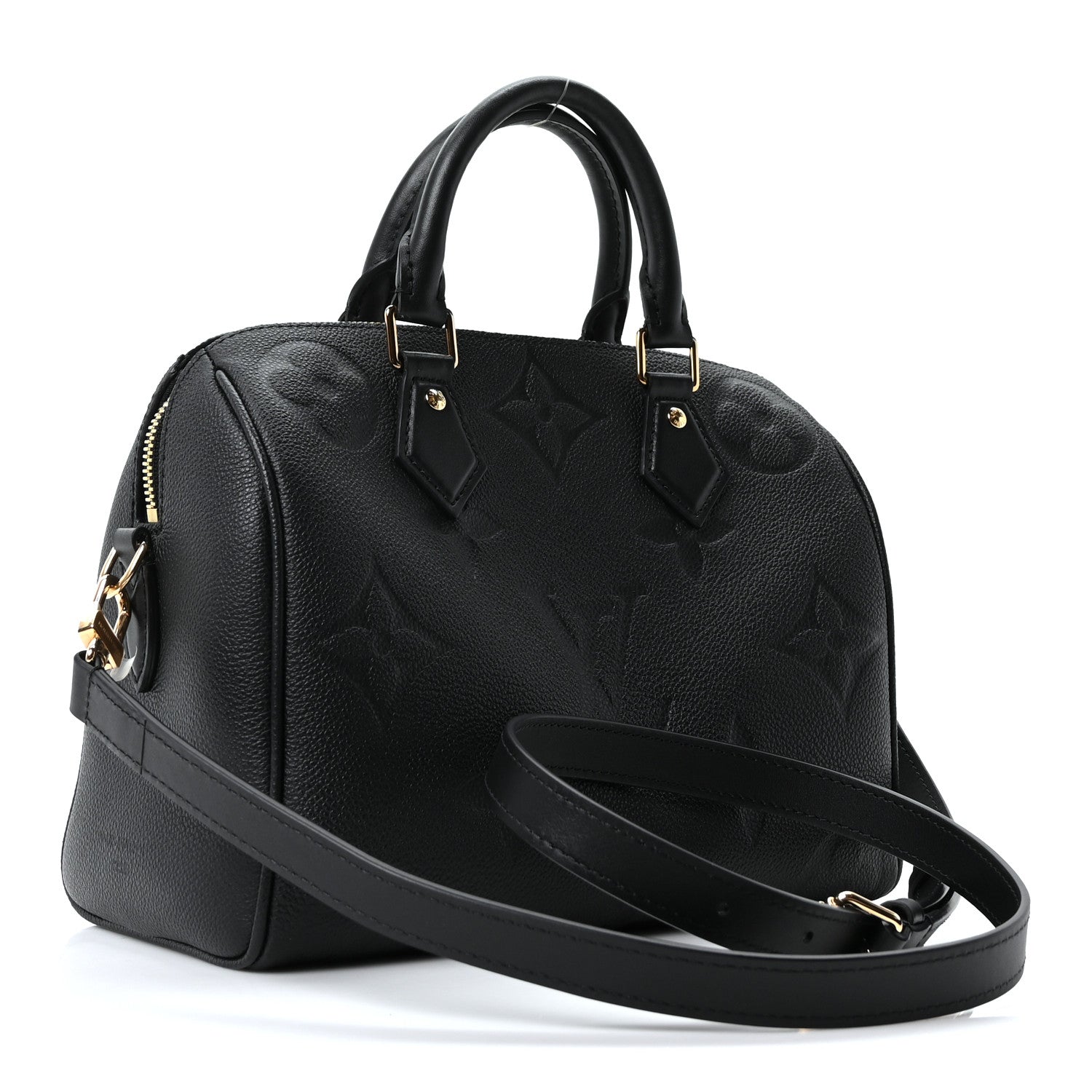 Empreinte Monogram Giant Speedy Bandouliere 25 Black