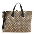 Soft GG Supreme Monogram Bees Medium Crossbody Tote Beige Oro Black