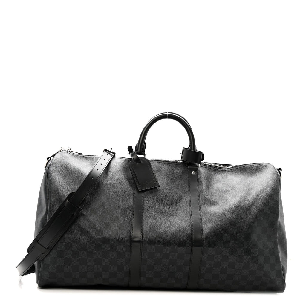 Damier Graphite Keepall Bandouliere 55