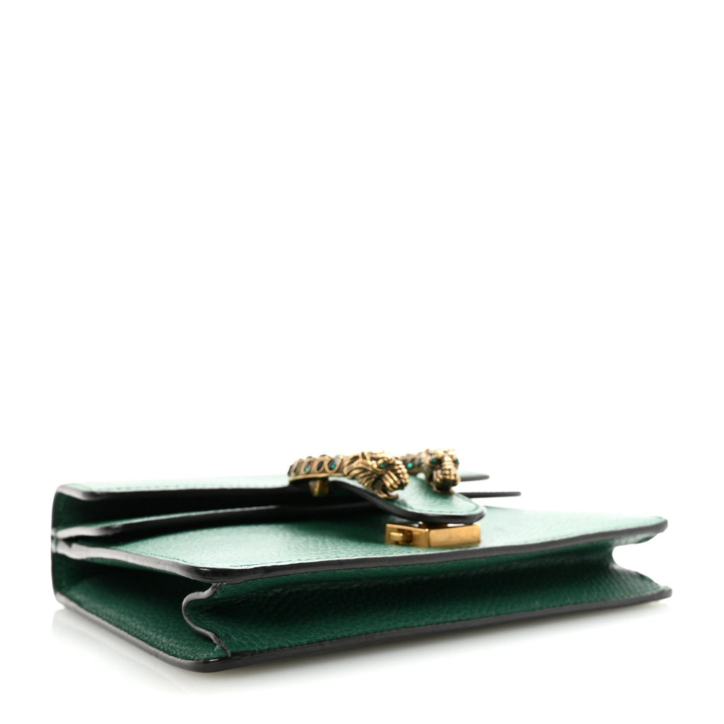 Calfskin Mini Dionysus Shoulder Bag Emerald