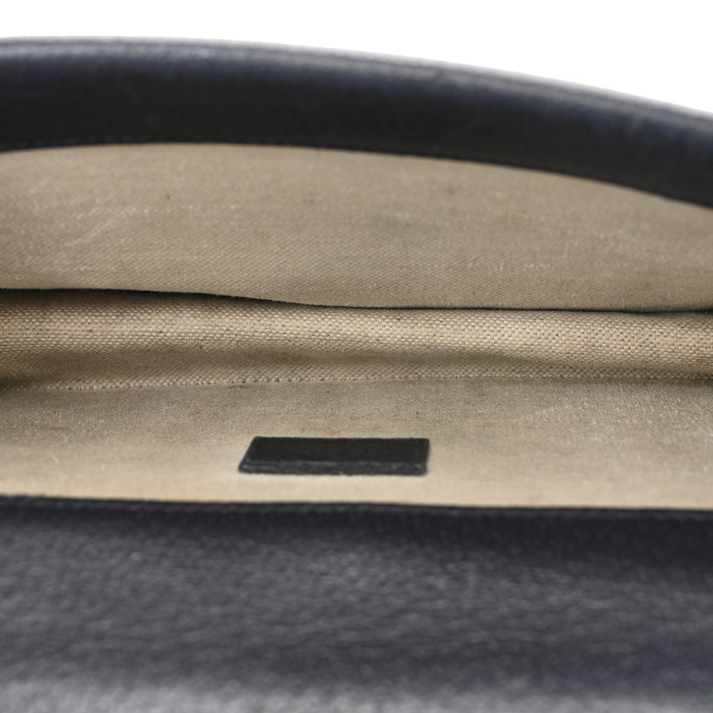 GG Supreme Monogram Textured Dollar Calfskin Small Rectangular Dionysus Shoulder Bag Beige Blue