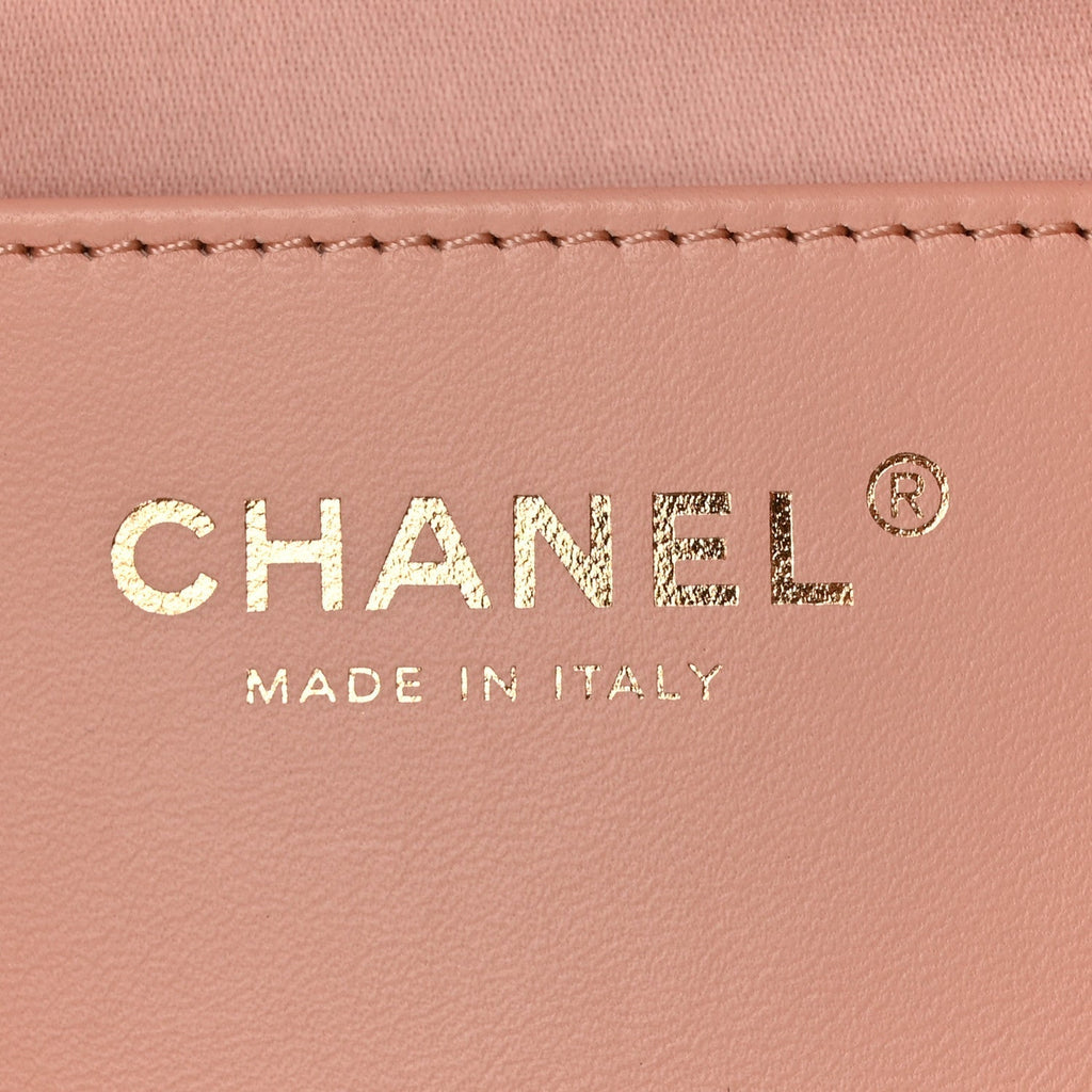 Caviar Quilted Mini Chanel 25 Handbag Light Pink