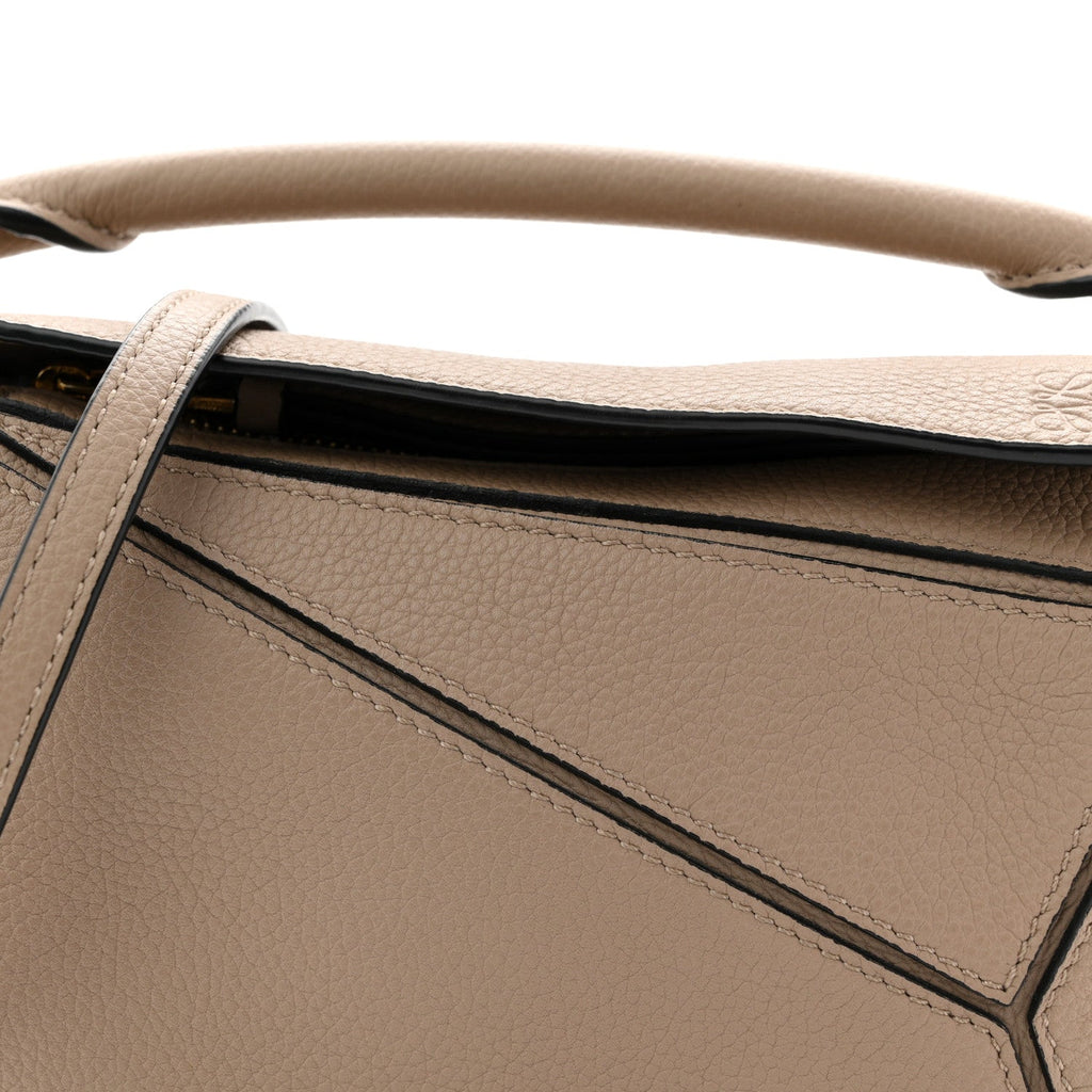 Calfskin Mini Puzzle Bag Sand
