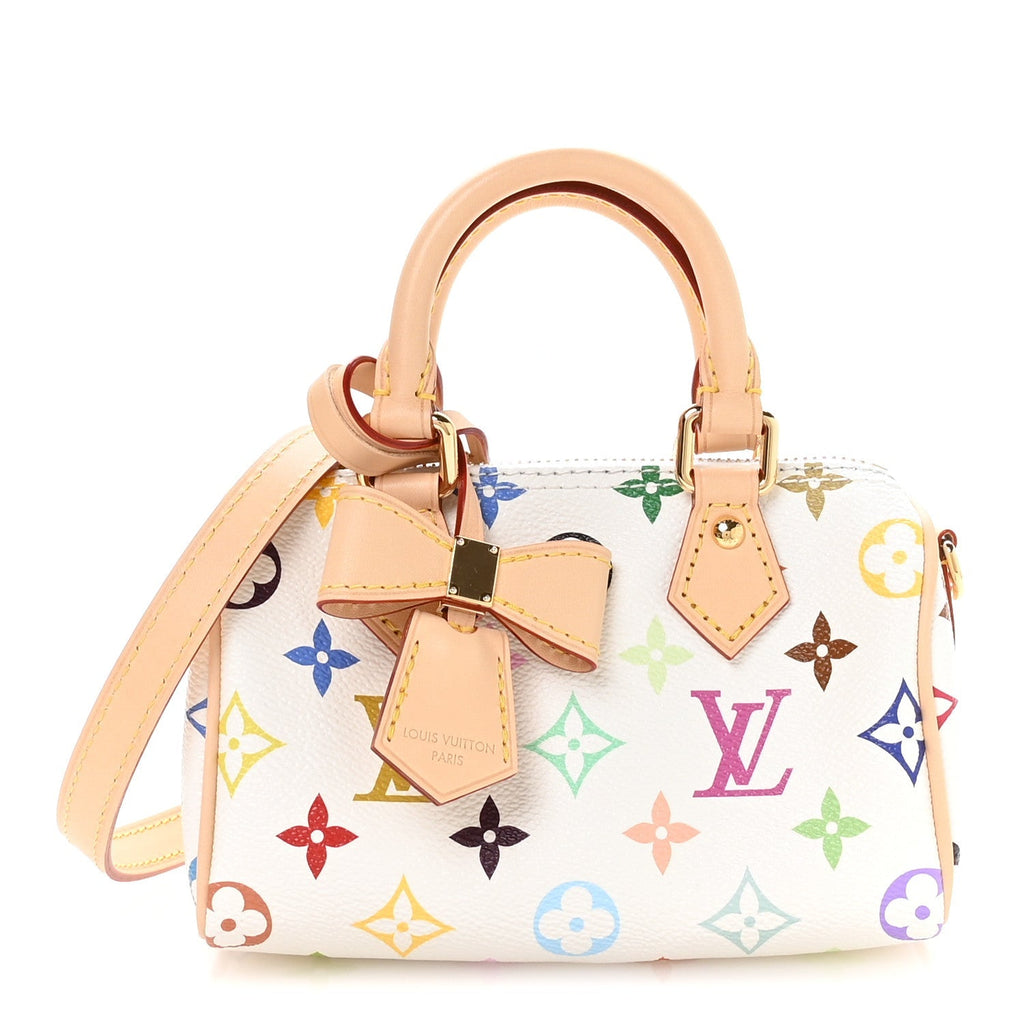 LV X TM Monogram Multicolor Nano Speedy White