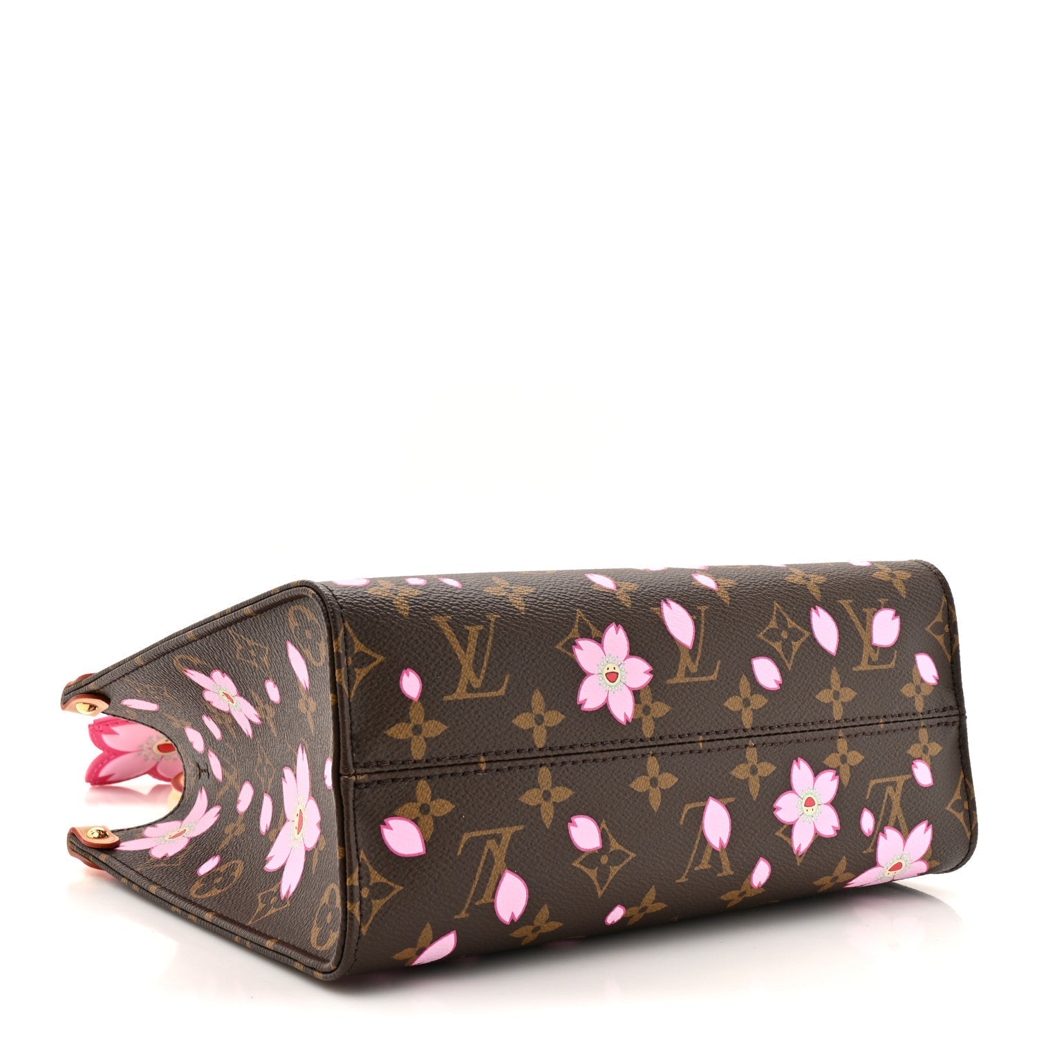 LV X TM Monogram Cherry Blossom Onthego PM Sakura Brown