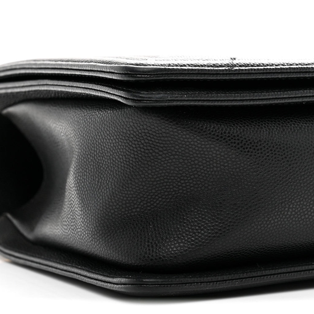 Caviar Quilted New Medium Boy Flap Black