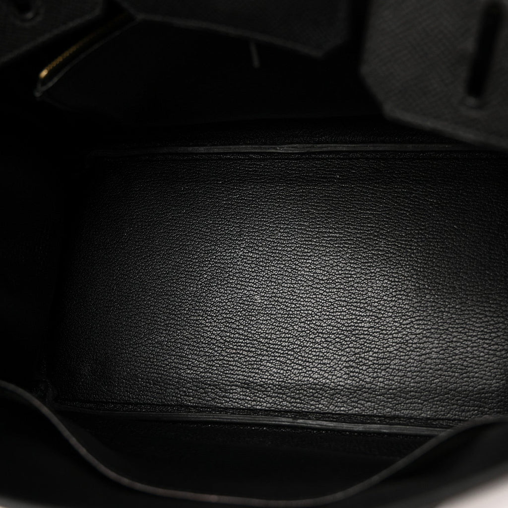Epsom Birkin 30 Black