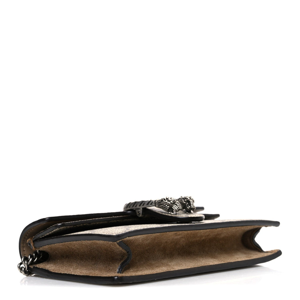 GG Supreme Monogram Super Mini Dionysus Shoulder Bag Taupe