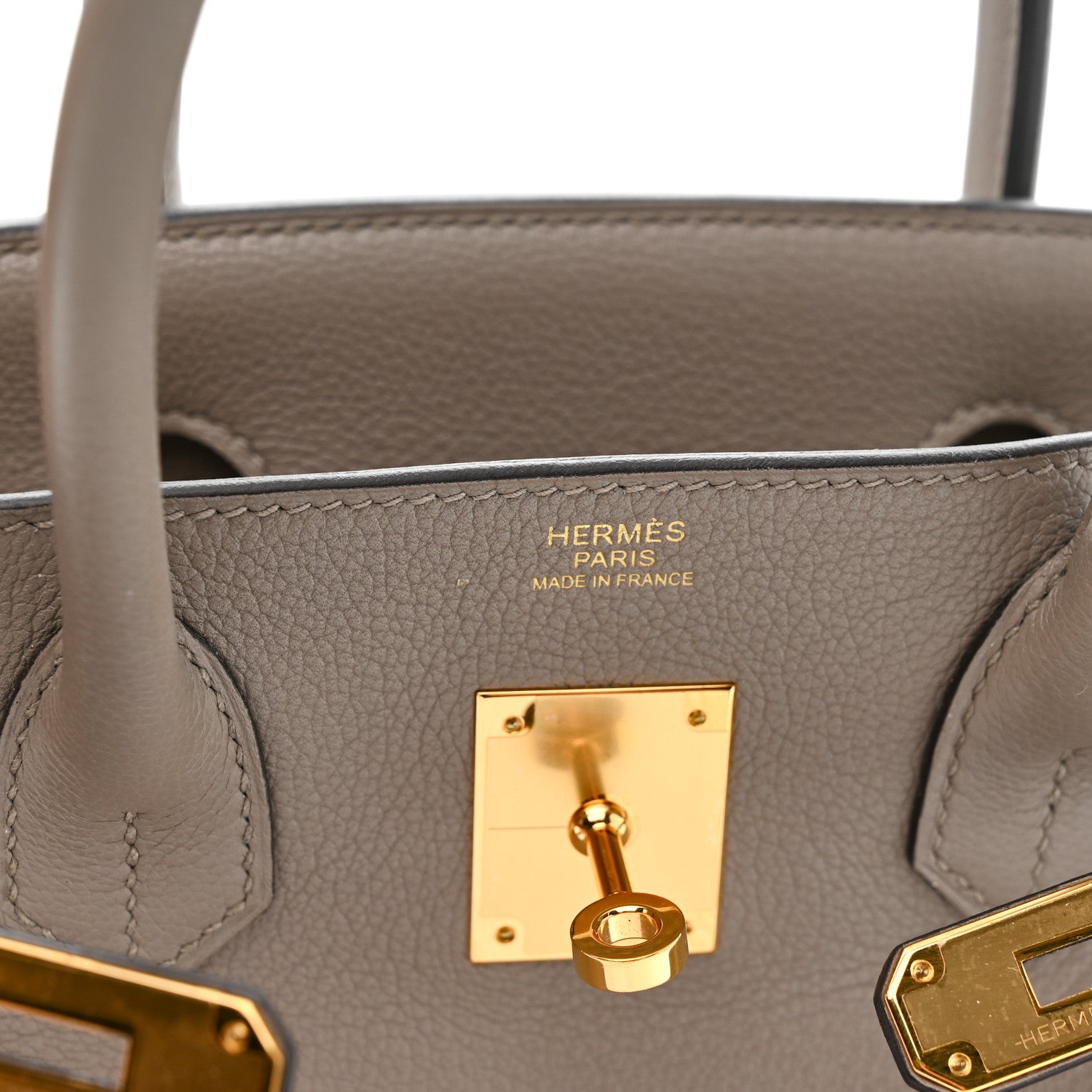 Taurillon Novillo Birkin 30 Gris Asphalte
