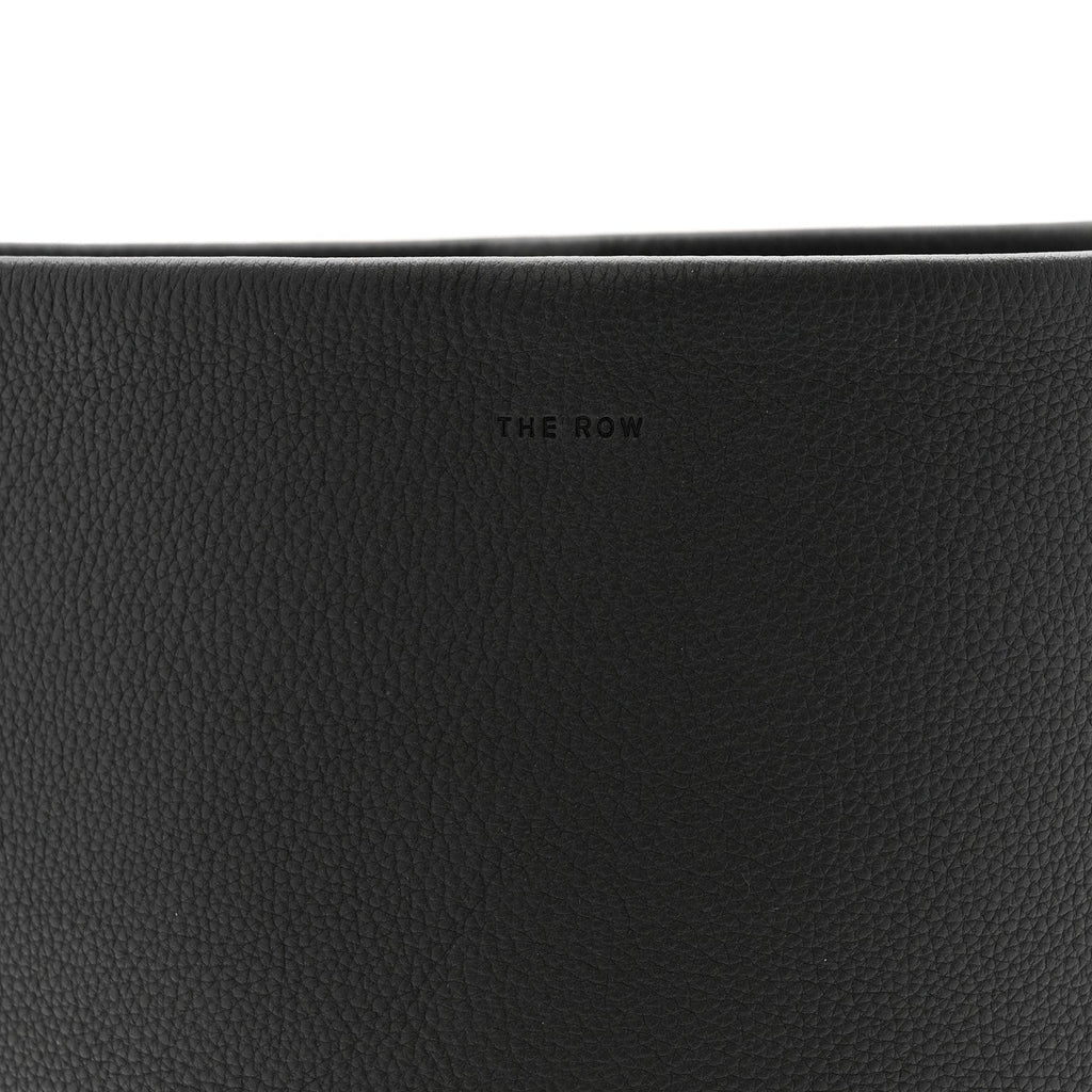 Grained Calfskin Medium N/S Park Tote Black
