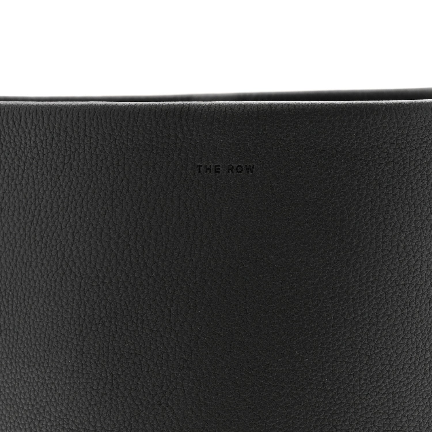 Grained Calfskin Medium N/S Park Tote Black