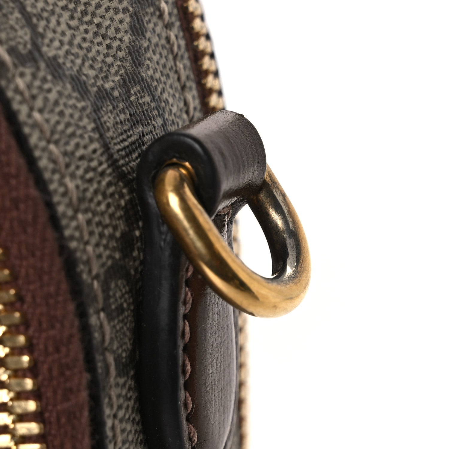GG Supreme Monogram Azalea Calfskin Retro Interlocking G Multi-Function Bag Beige Ebony Brown Sugar