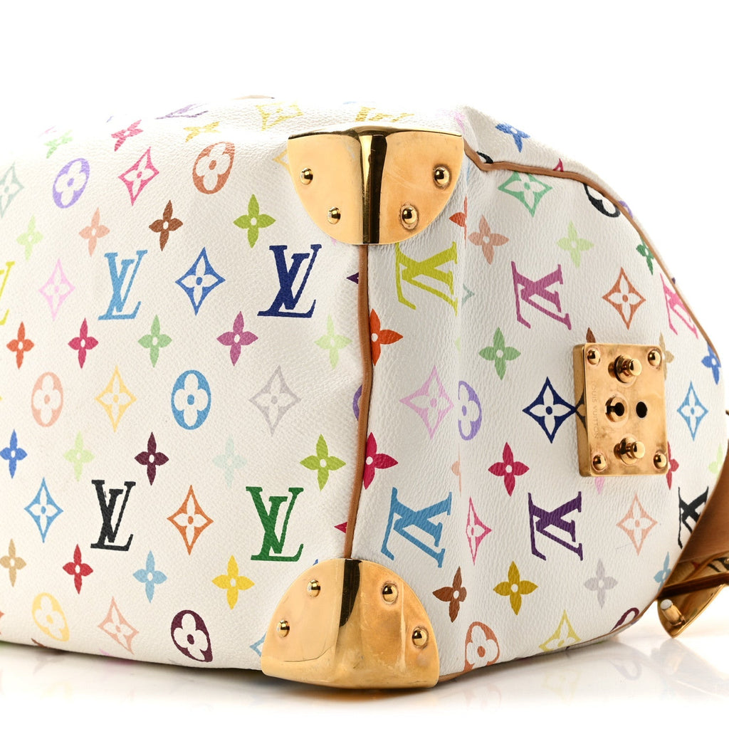 Monogram Multicolor Speedy 30 White