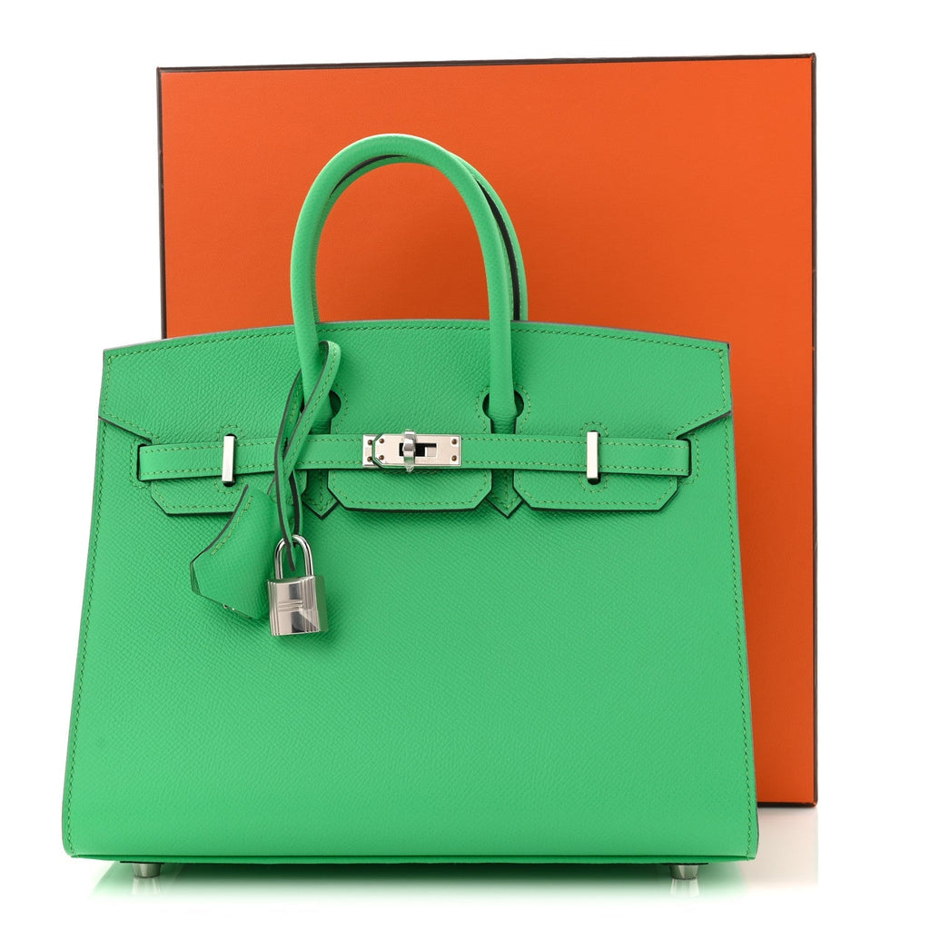 Epsom Birkin Sellier 25 Vert Comics