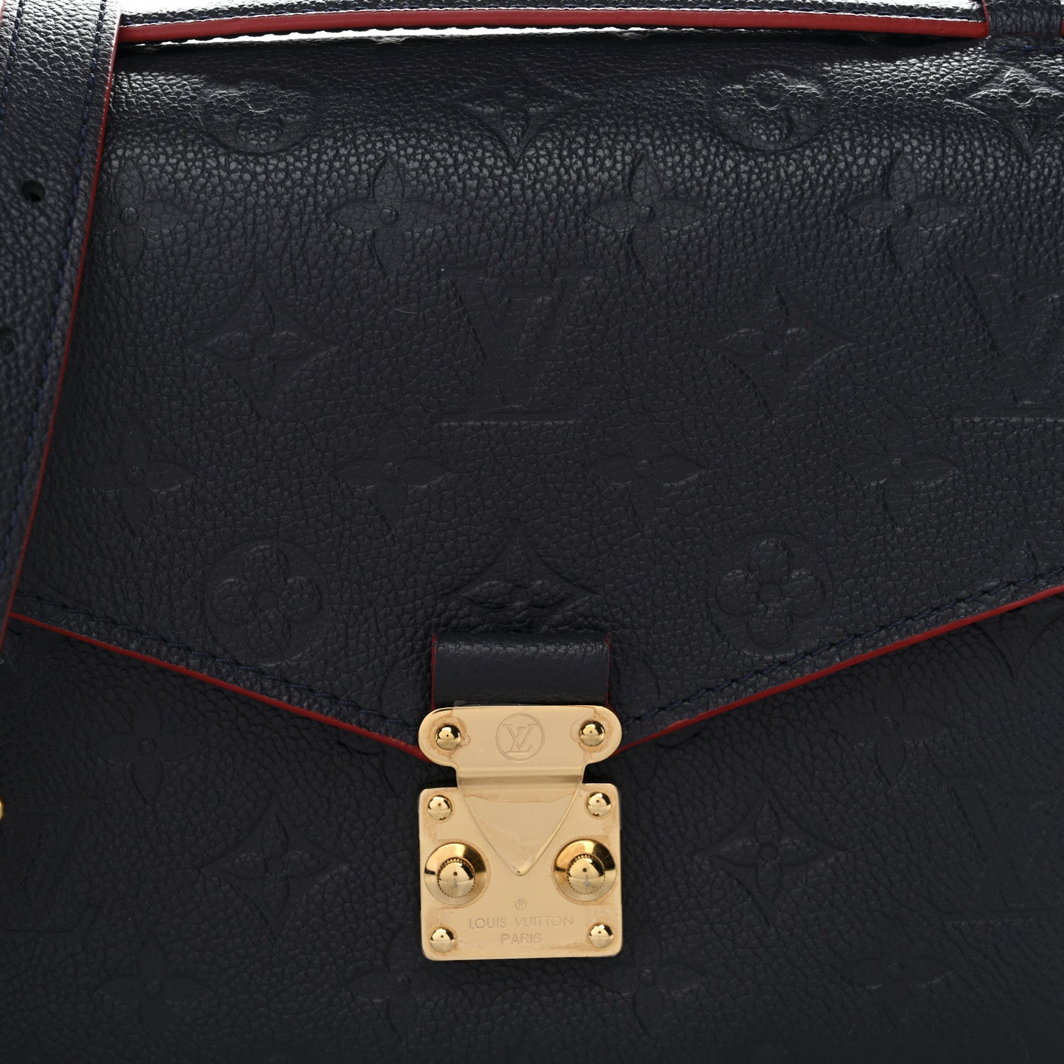 Empreinte Pochette Metis Marine Rouge