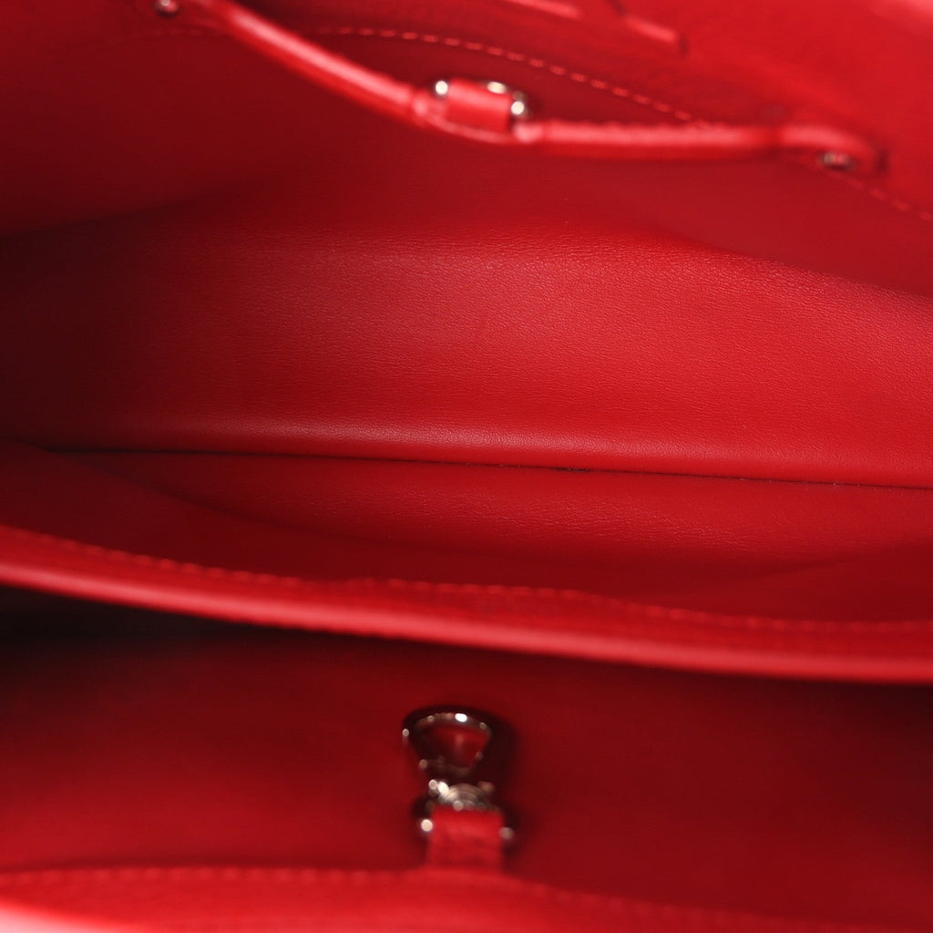 Taurillon Capucines PM Rubis