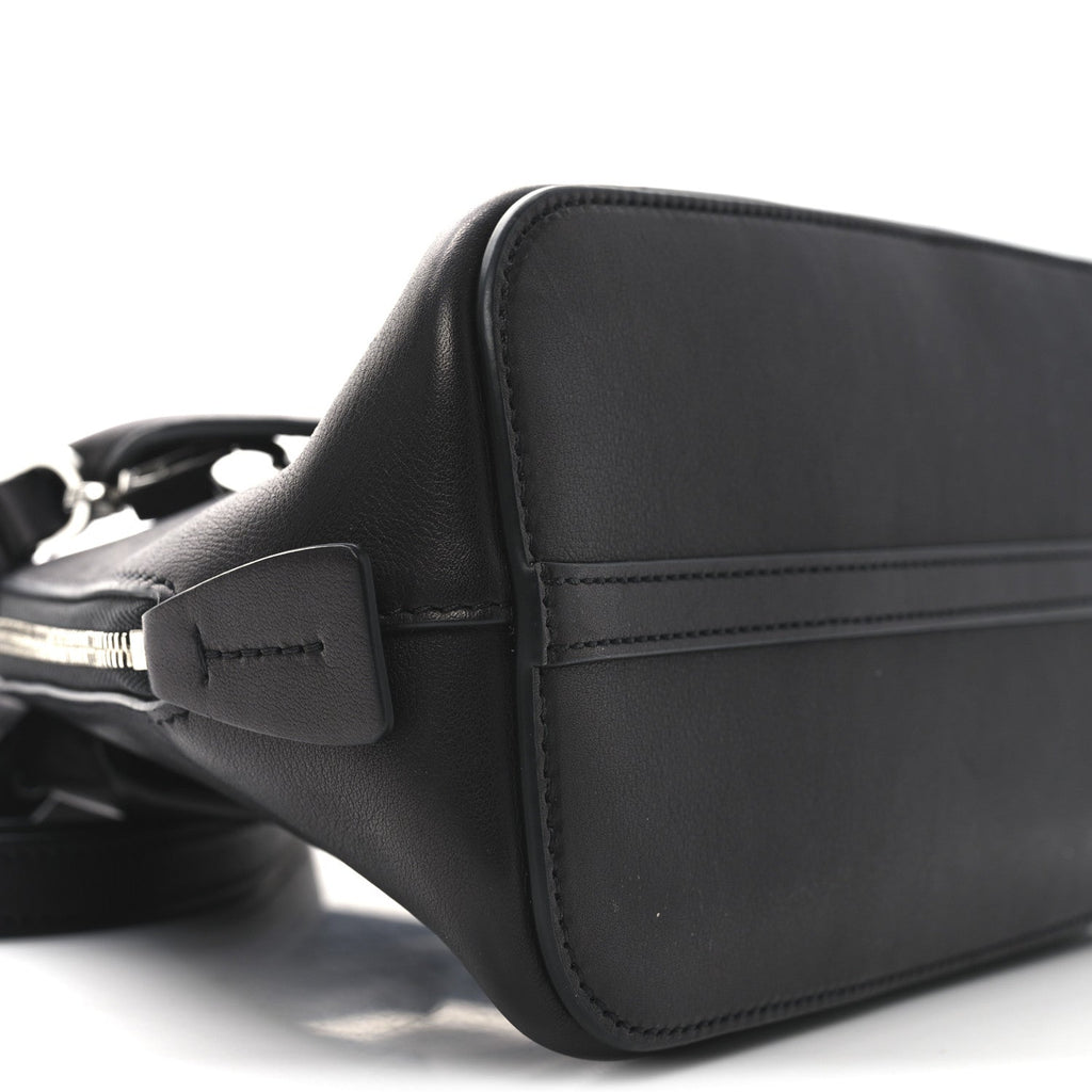 Saddle Calfskin Mini Devon Bag Black