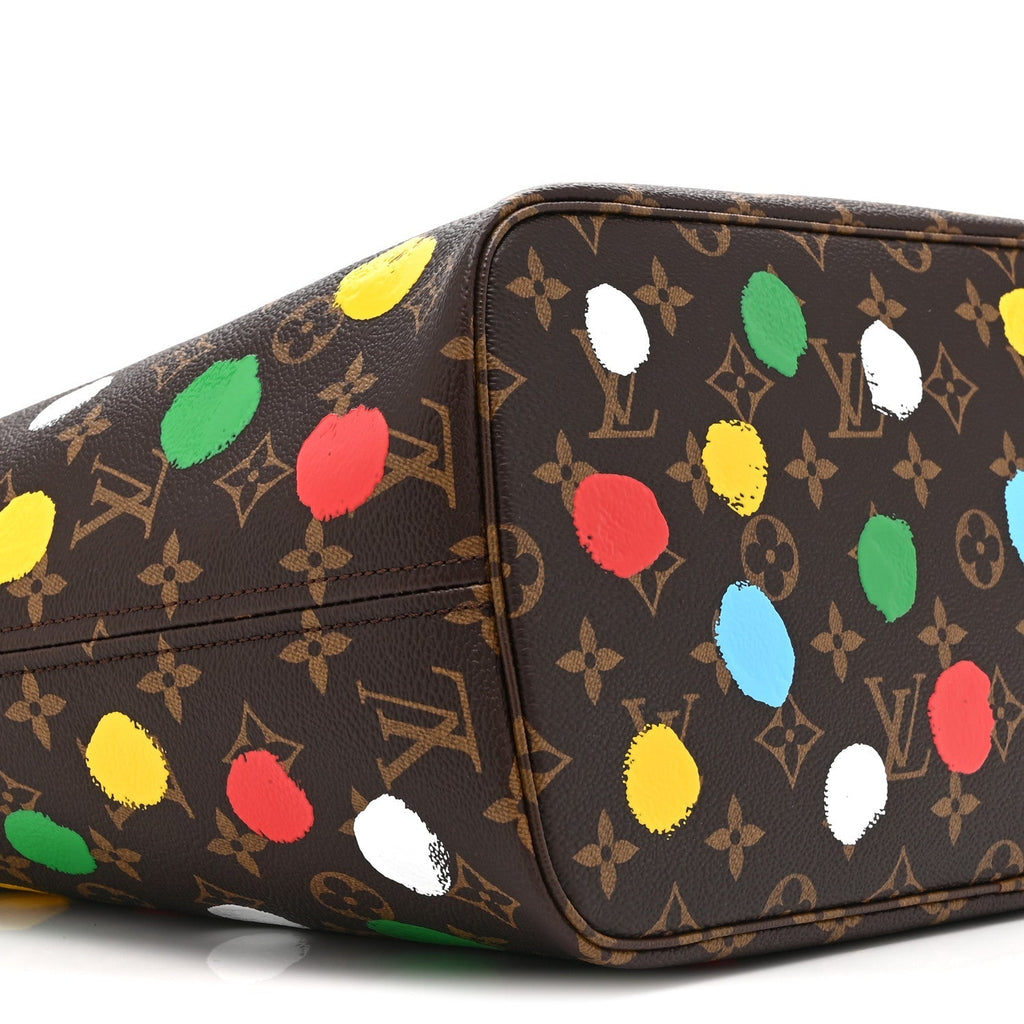 LV X YK Monogram Dots Neverfull MM